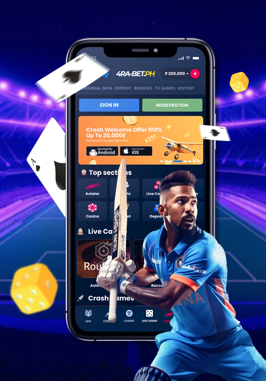 Get Your 4raBet Philippines App Bonus